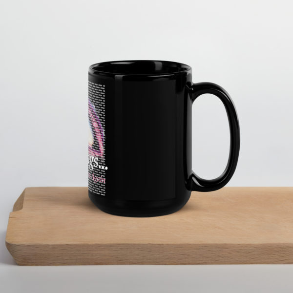 Seeing ThingsBlack Glossy Mug - Image 6